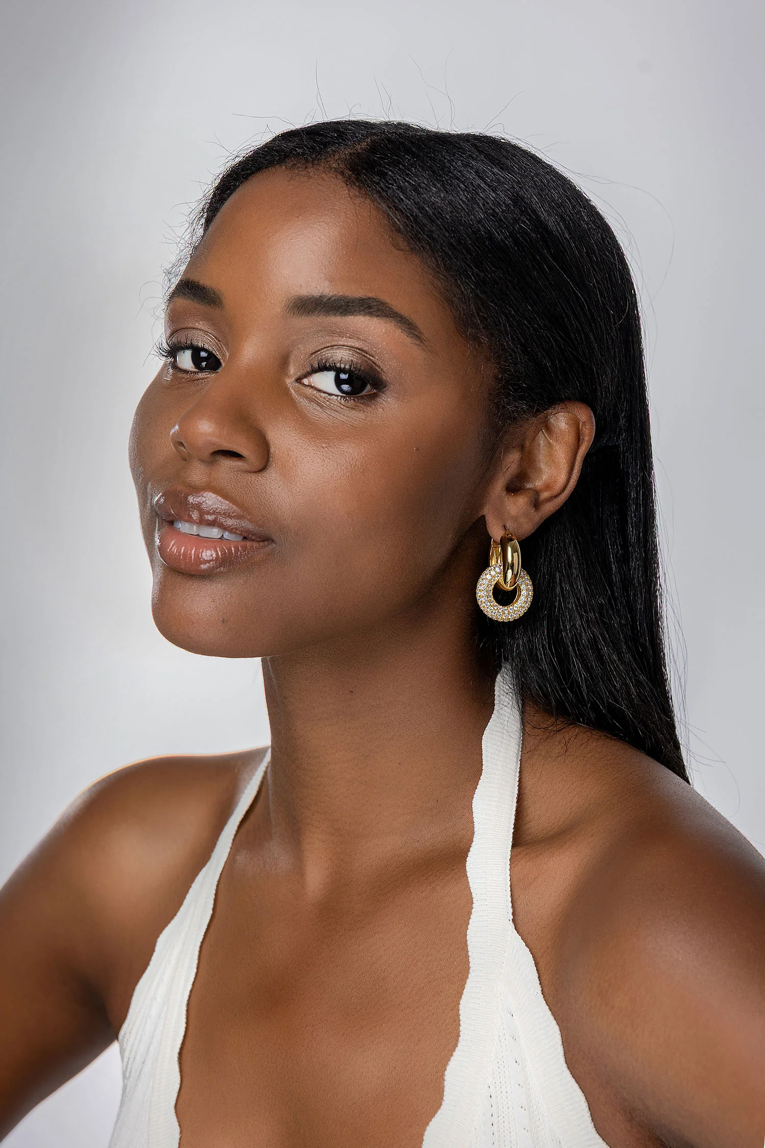 Coupe Hoops Earrings - Image 3