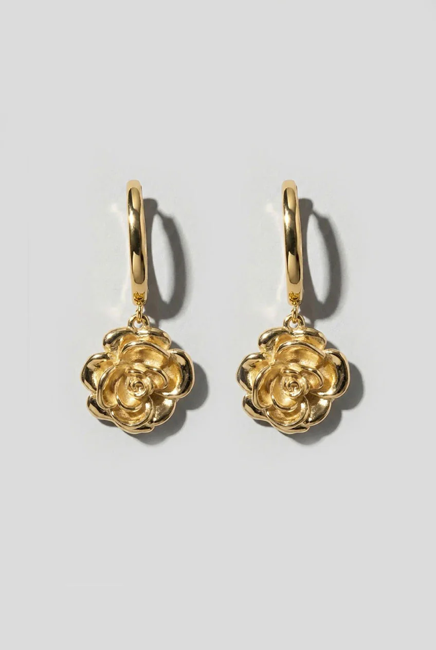 Rose Huggie Earring